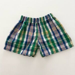 The Beaufort Bonnet Company Green and Blue Plaid Shorts